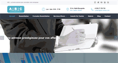Desktop Screenshot of abc-tunisie.com