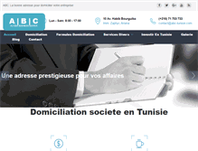 Tablet Screenshot of abc-tunisie.com